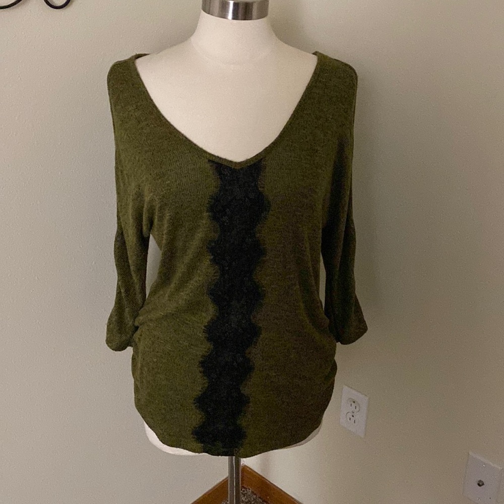 Jessica Simpson Sexy Lace Sweater